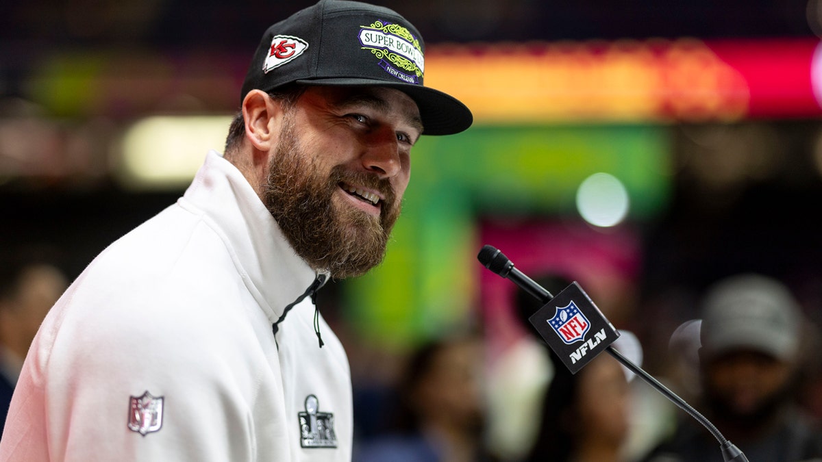 Travis Kelce at interview