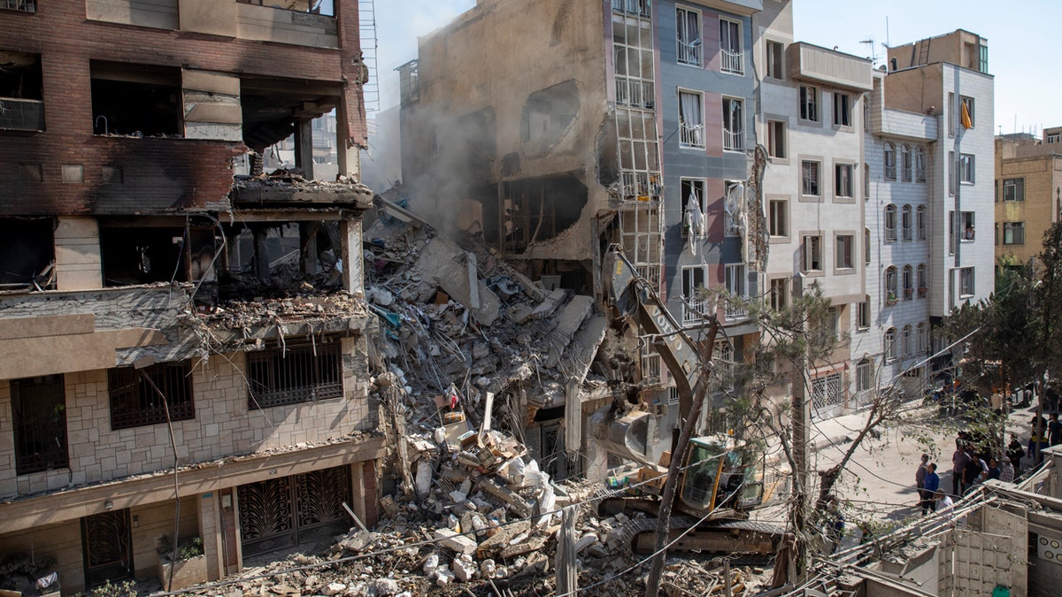 Tehran damage